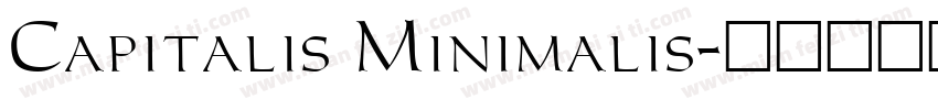 Capitalis Minimalis字体转换